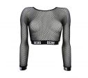 GCDS FISHNET CROP TOP