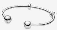 Bracciale Rigido Aperto Maglia Snake Pandora Moments