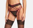 Reggicalze rosso in pizzo 